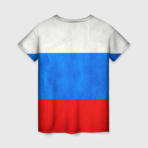 Женская футболка Russia: from 66 / 3D-принт – фото 2
