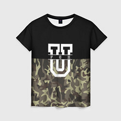 Женская футболка FCK U: Camo