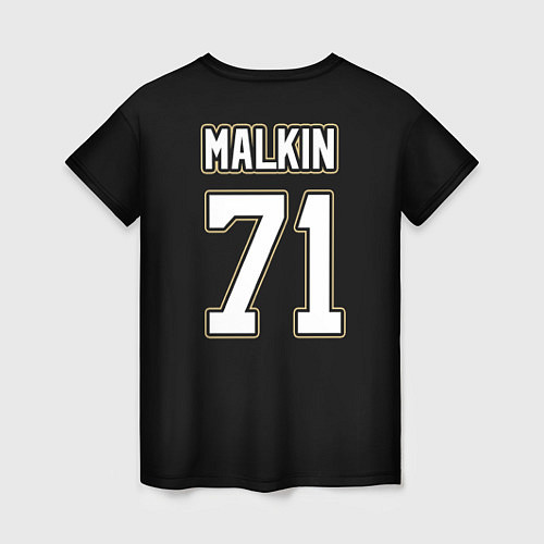Женская футболка Pittsburgh Penguins: Malkin / 3D-принт – фото 2