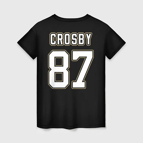 Женская футболка Pittsburgh Penguins: Crosby / 3D-принт – фото 2