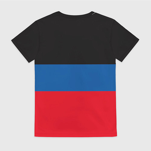 Женская футболка Донецкая народная республика / 3D-принт – фото 2