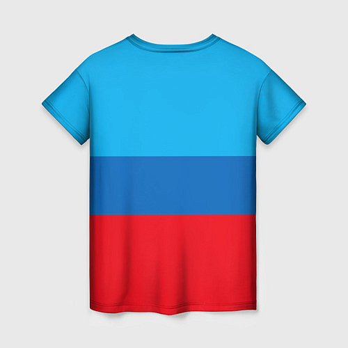 Женская футболка Луганская республика / 3D-принт – фото 2