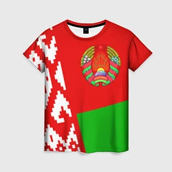Футболка женская Патриот Беларуси, цвет: 3D-принт