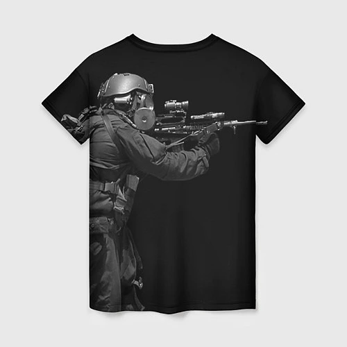 Женская футболка Спецназ 16 / 3D-принт – фото 2