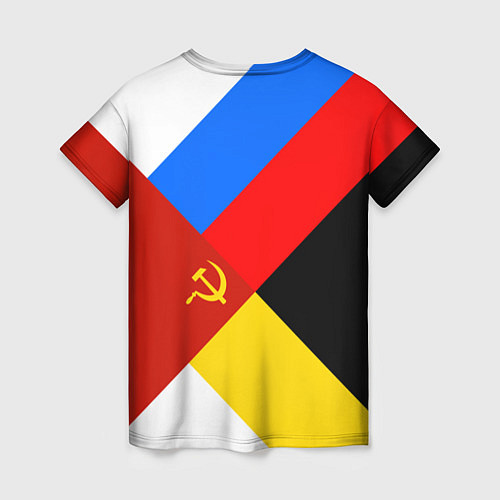Женская футболка Вечная Россия / 3D-принт – фото 2