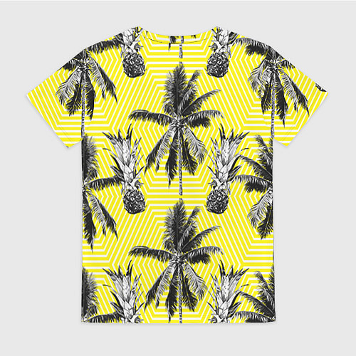 Женская футболка Ананасы 18 / 3D-принт – фото 2