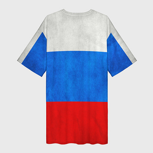 Женская длинная футболка Russia: from 72 / 3D-принт – фото 2