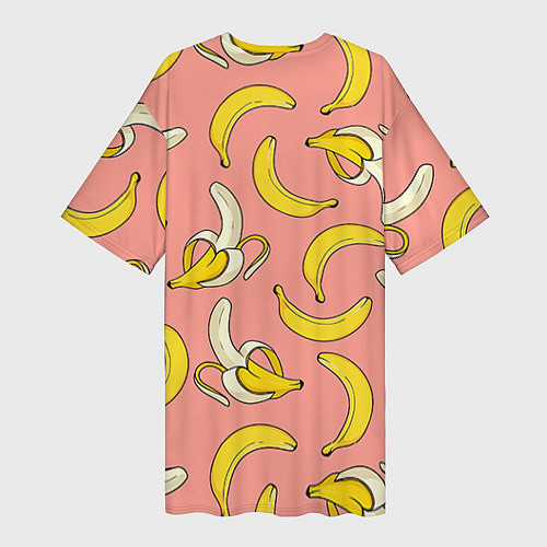 Женская длинная футболка Банан 1 / 3D-принт – фото 2