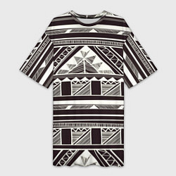 Женская длинная футболка Etno pattern