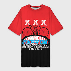 Футболка женская длинная Amsterdam t-shirt, цвет: 3D-принт