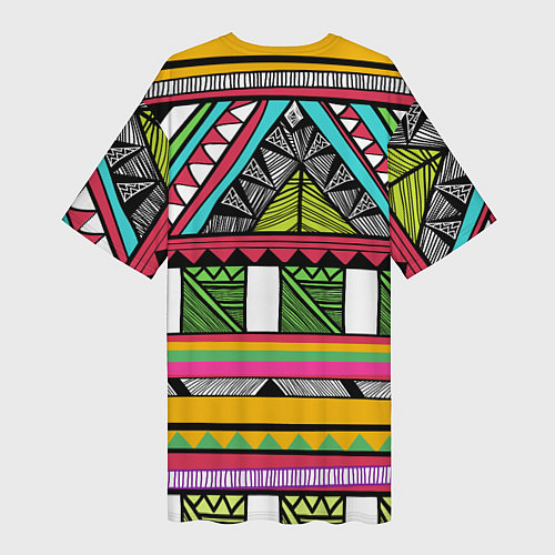 Женская длинная футболка Зимбабве / 3D-принт – фото 2