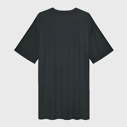Женская длинная футболка Лисица в лесу / 3D-принт – фото 2