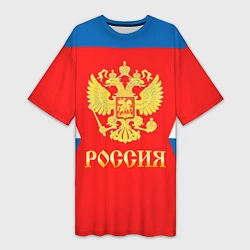 Женская длинная футболка Сборная РФ: #8 OVECHKIN