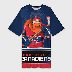 Женская длинная футболка Montreal Canadiens