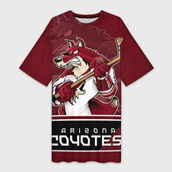 Женская длинная футболка Arizona Coyotes