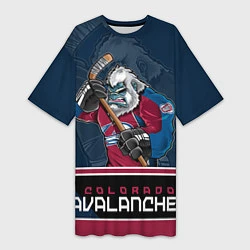 Женская длинная футболка Colorado Avalanche