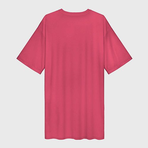 Женская длинная футболка Воздушный поцелуй / 3D-принт – фото 2