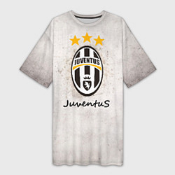 Футболка женская длинная Juventus3, цвет: 3D-принт