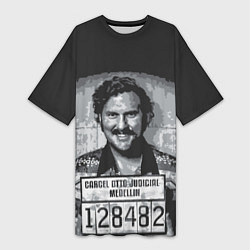 Женская длинная футболка Pablo Escobar: Smile