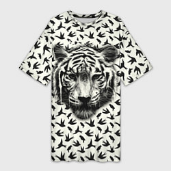 Женская длинная футболка Tiger Dreams