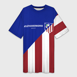 Женская длинная футболка FC Atletico Madrid