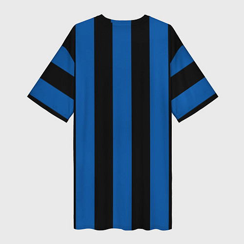 Женская длинная футболка Inter FC 1908 / 3D-принт – фото 2