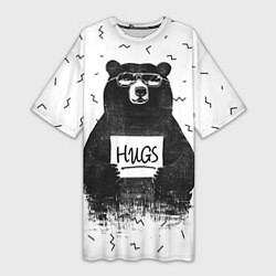 Женская длинная футболка Bear Hugs
