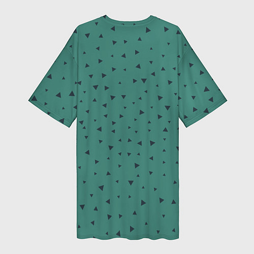 Женская длинная футболка Довольный ленивец / 3D-принт – фото 2