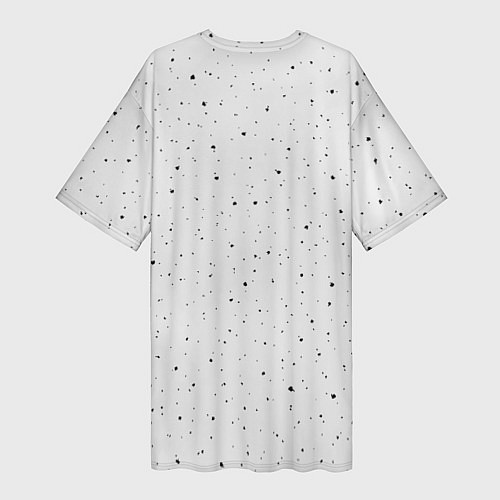 Женская длинная футболка Обезьяна в наушниках / 3D-принт – фото 2