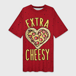 Женская длинная футболка Extra Cheesy