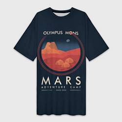 Женская длинная футболка Mars Adventure Camp