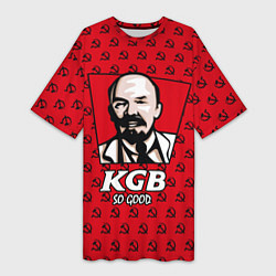 Женская длинная футболка KGB: So Good