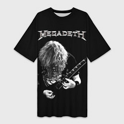 Женская длинная футболка Dave Mustaine