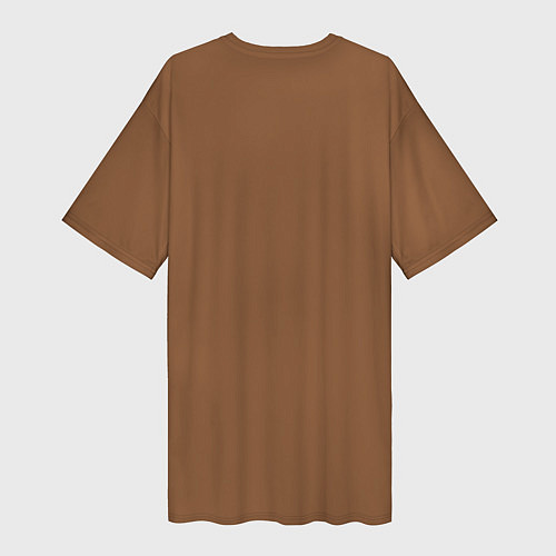 Женская длинная футболка Медведь / 3D-принт – фото 2