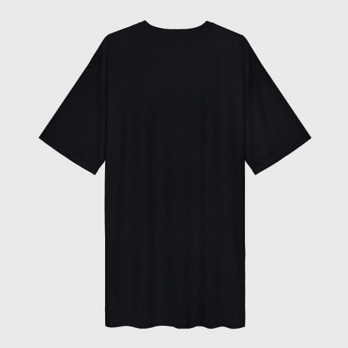 Женская длинная футболка Темная рекурсия / 3D-принт – фото 2
