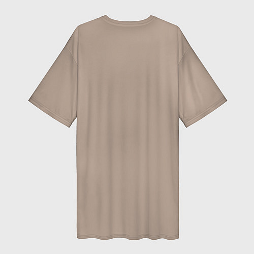 Женская длинная футболка Геометрический орел / 3D-принт – фото 2