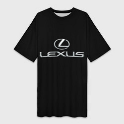 Женская длинная футболка Lexus