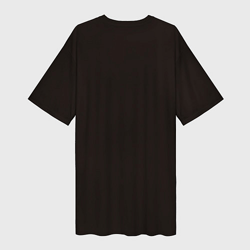 Женская длинная футболка Девушка с жемчужной сережкой / 3D-принт – фото 2