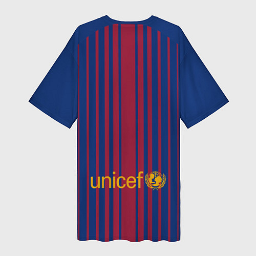 Женская длинная футболка FCB Barcelona: Rakuten / 3D-принт – фото 2