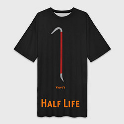 Футболка женская длинная Half-Life: Valve's, цвет: 3D-принт