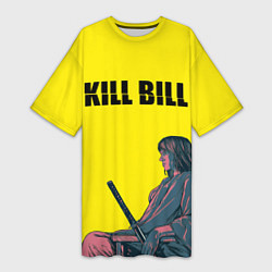 Футболка женская длинная Kill Bill, цвет: 3D-принт