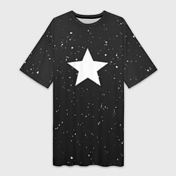 Женская длинная футболка Super Star