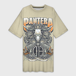 Женская длинная футболка Pantera: Wild Goat