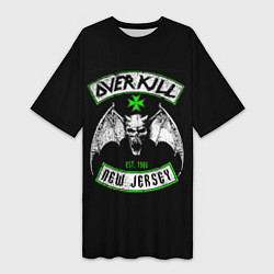 Женская длинная футболка Overkill: New Jersey