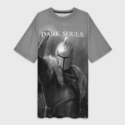 Футболка женская длинная Dark Souls, цвет: 3D-принт