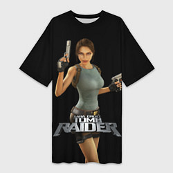 Женская длинная футболка TOMB RAIDER