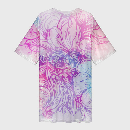 Женская длинная футболка Лучший учитель / 3D-принт – фото 2