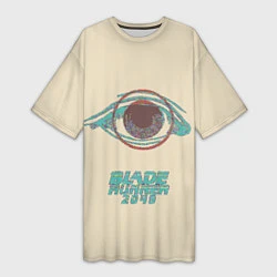 Женская длинная футболка Blade Runner 2049: Eyes