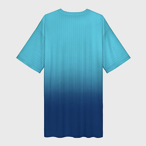 Женская длинная футболка Arsenal FC: Blue Away 17/18 / 3D-принт – фото 2