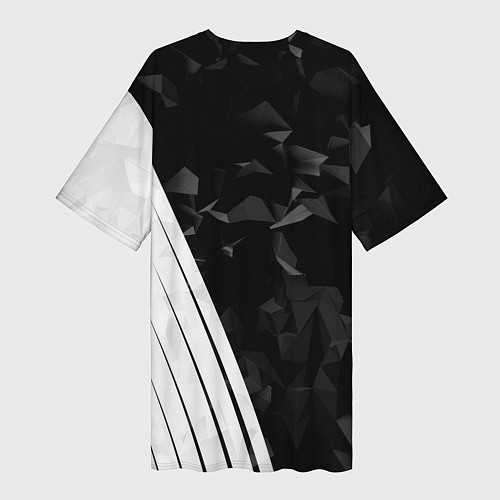 Женская длинная футболка FC Juventus: Abstract / 3D-принт – фото 2